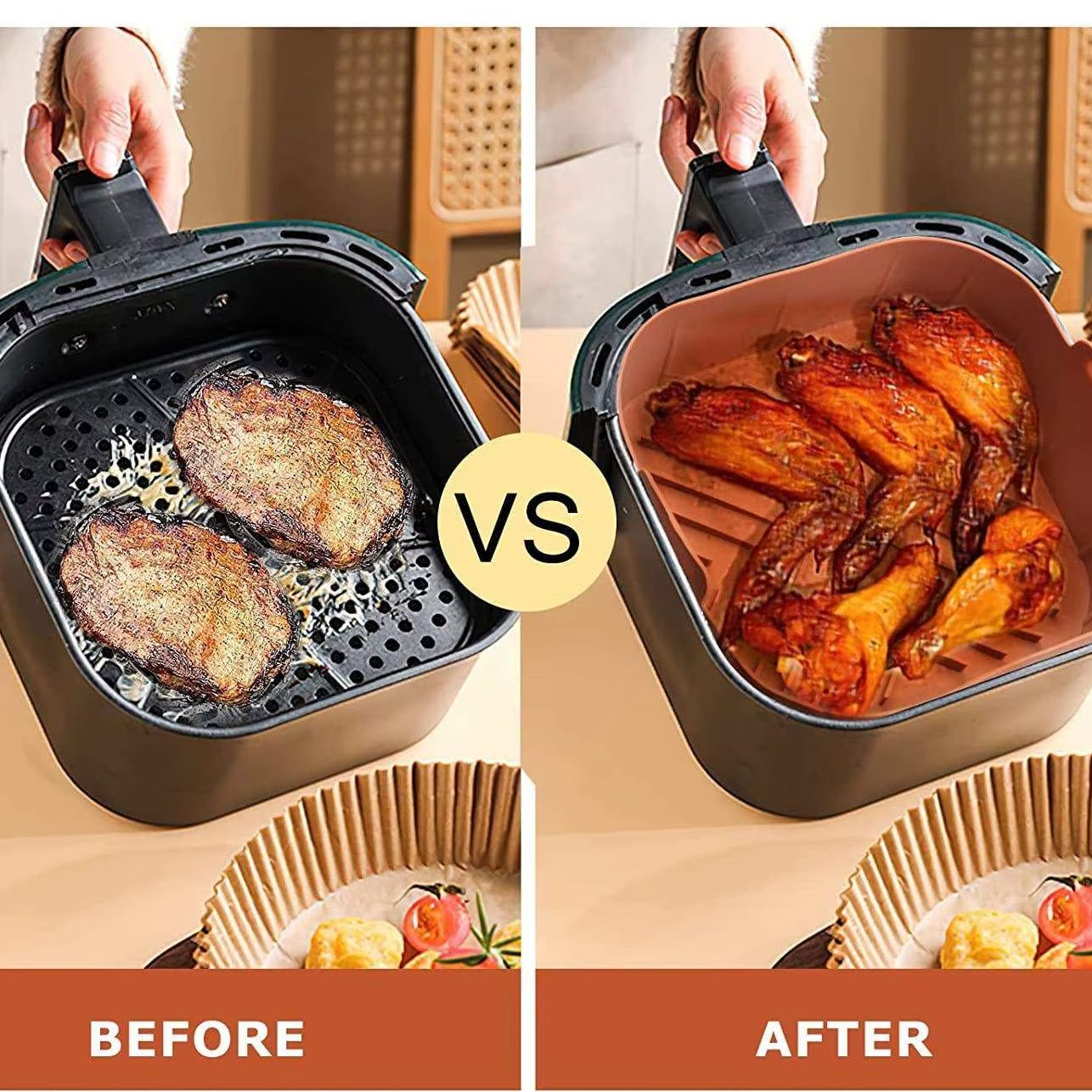 Yapışmaz 8.2 inç Air Fryer Sil - Air Fryer Silicone Pot Liner incelemesi ve fiyatı