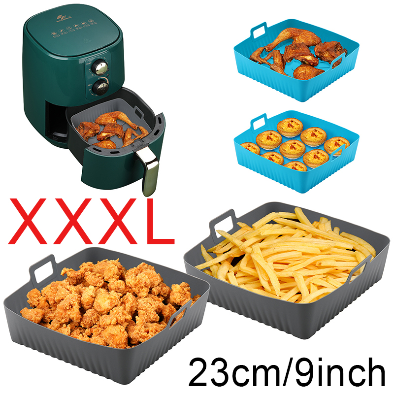 Kare Büyük Silikon Hava Fritöz - Air Fryer Silicone Pot Liner incelemesi ve fiyatı