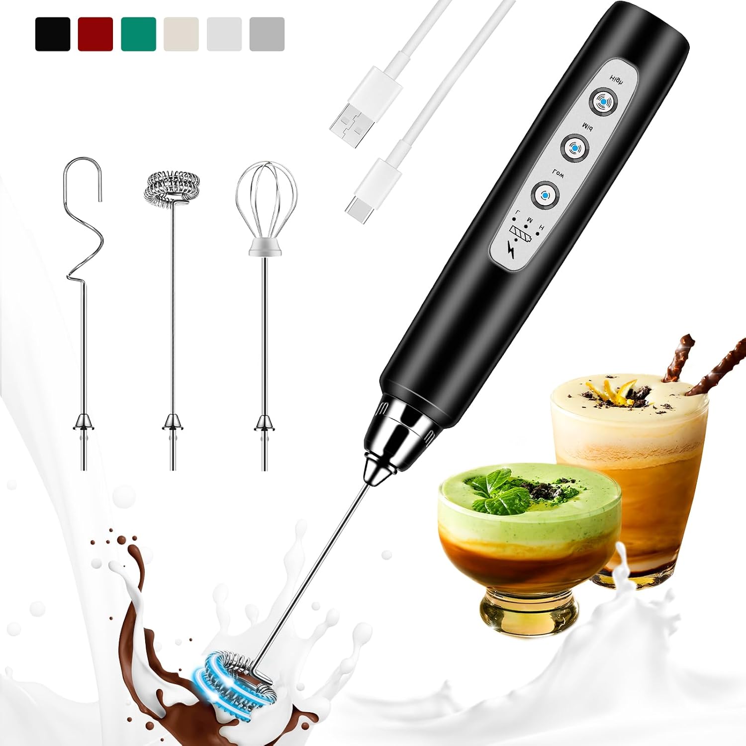 Şarj Edilebilir Süt Köpürtücü  - Electric Milk Frother Handheld incelemesi ve fiyatı