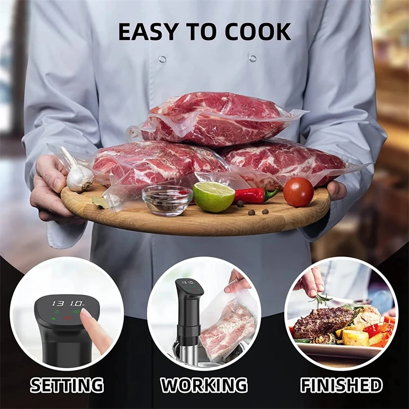 1100W Su Geçirmez Sous Vide Pi - Digital Sous Vide Precision Cooker incelemesi ve fiyatı