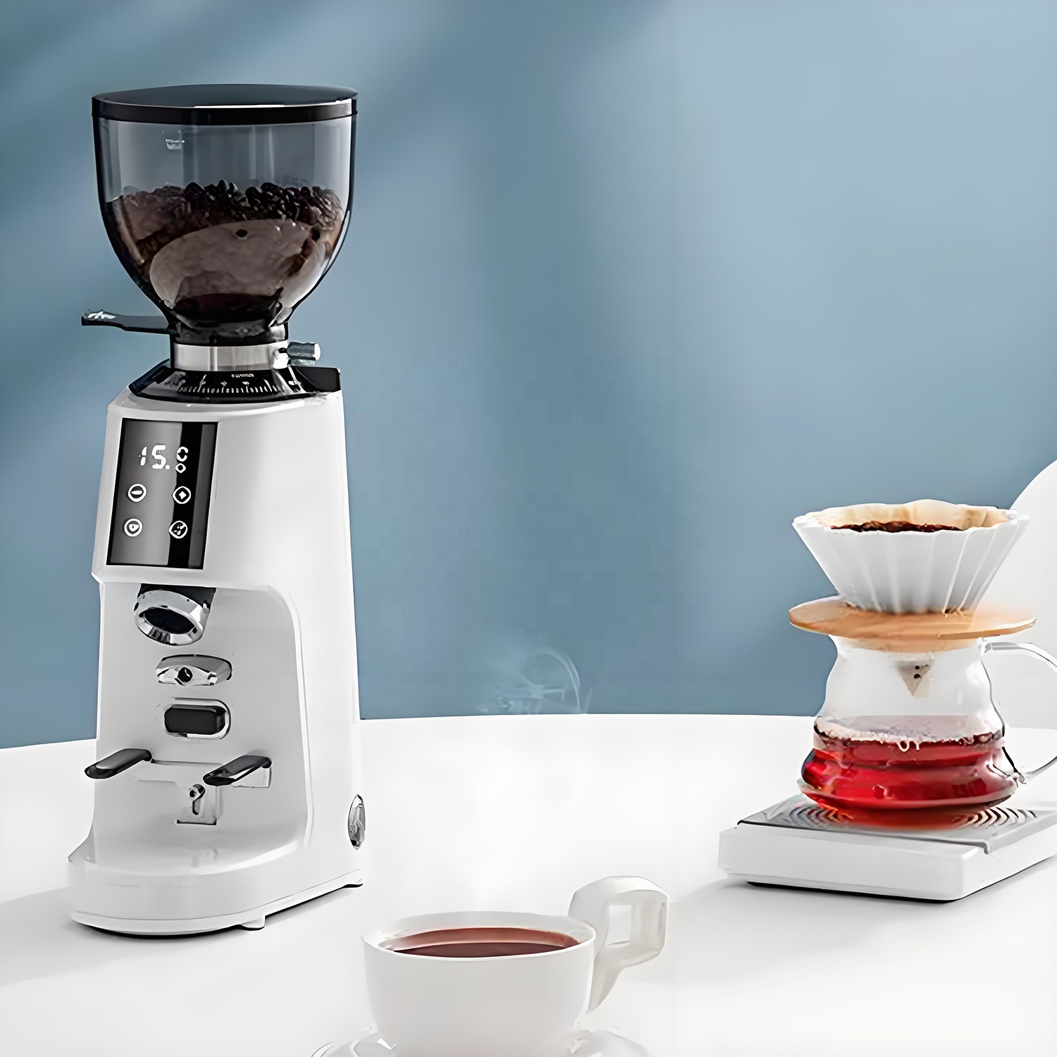 Yüksek Güçlü DC Tamamen Bakır  - Coffee Bean Grinder Electric incelemesi ve fiyatı