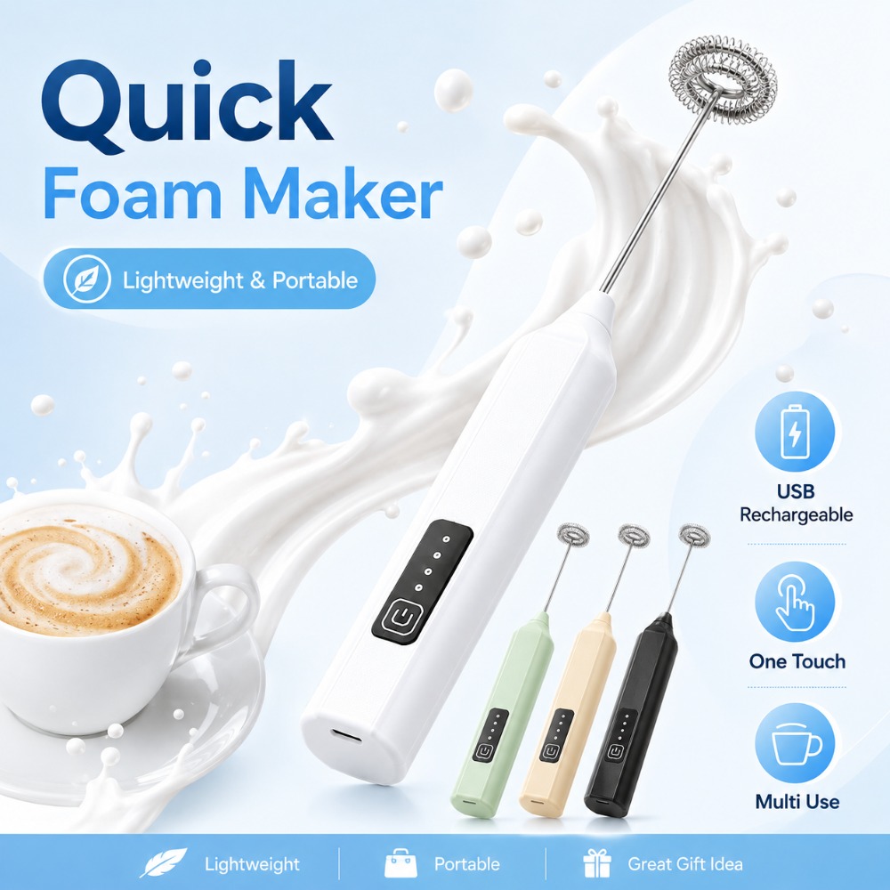 Süt Köpürtücü ve Yumurta Çırpı - Electric Milk Frother Handheld incelemesi ve fiyatı