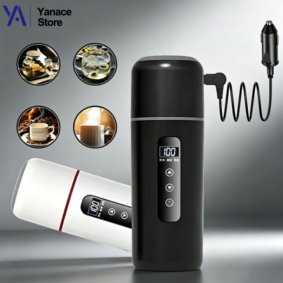 12V 24V Araba Isıtma Kupası 50 - Electric Kettle Temperature Control incelemesi ve fiyatı