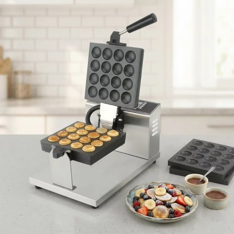 Yapışmaz Poffertjes Makinesi 1 - Mini Waffle Maker Machine incelemesi ve fiyatı