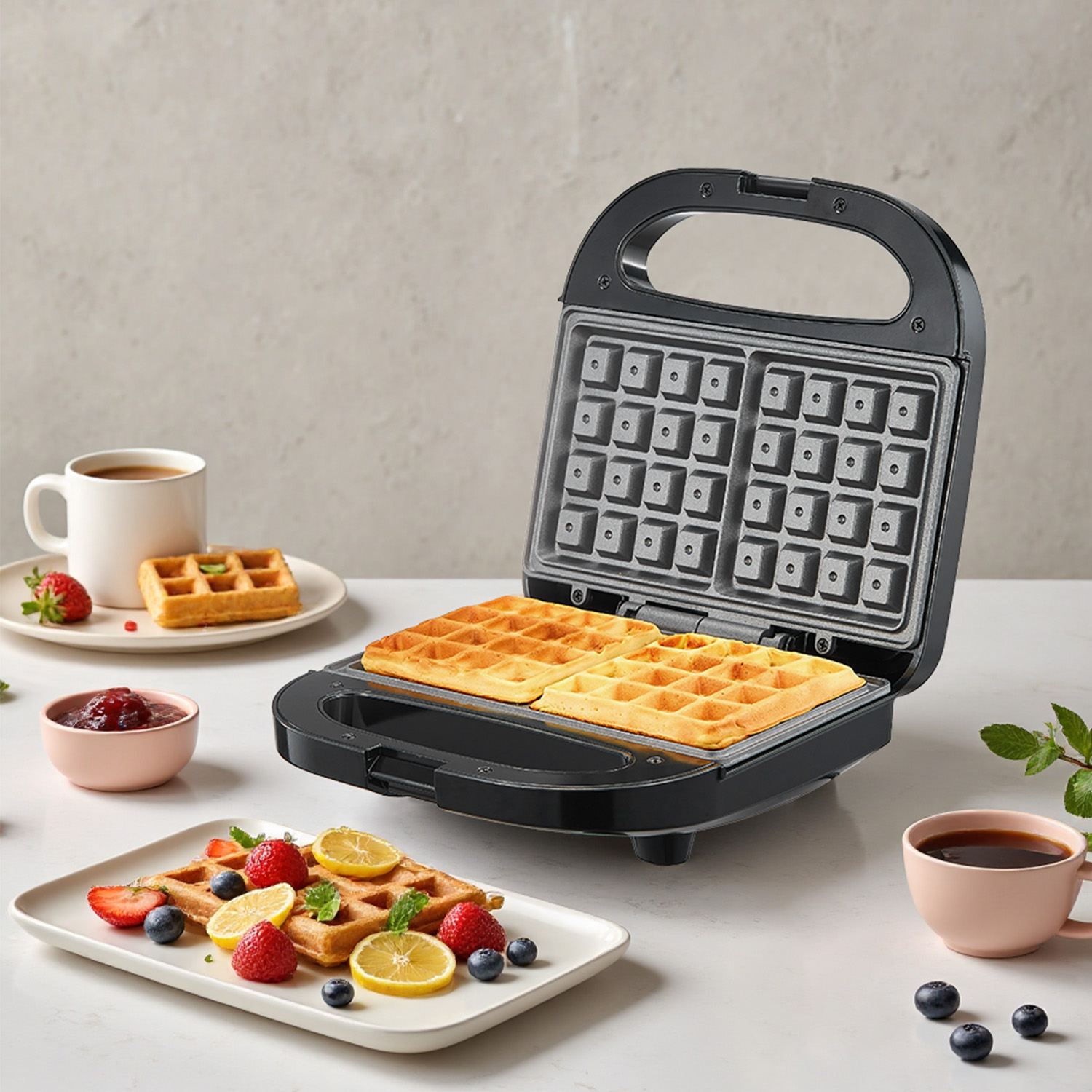 2 Dilimli Belçika Waffle Makin - Mini Waffle Maker Machine incelemesi ve fiyatı