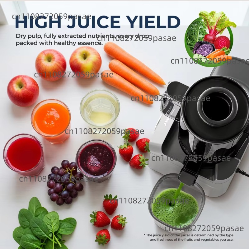 Maksimum güç 680W geniş ağızlı - Electric Slow Juicer Cold Press incelemesi ve fiyatı