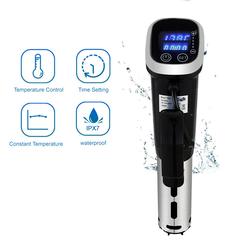 IPX7 Su Geçirmez Sous Vide Has - Digital Sous Vide Precision Cooker incelemesi ve fiyatı