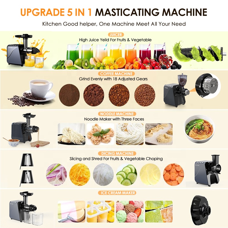 Ticari Çok Fonksiyonlu Soğuk S - Electric Slow Juicer Cold Press incelemesi ve fiyatı