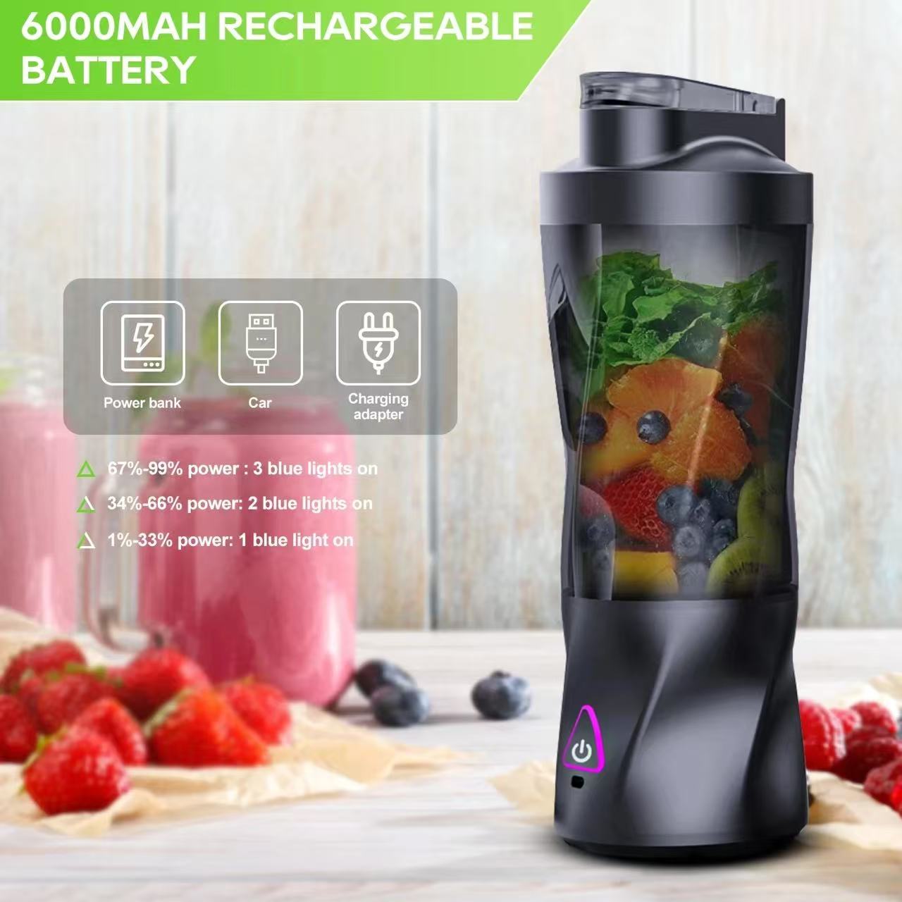 Taşınabilir Elektrikli Meyve S - Portable Blender Usb Rechargeable incelemesi ve fiyatı