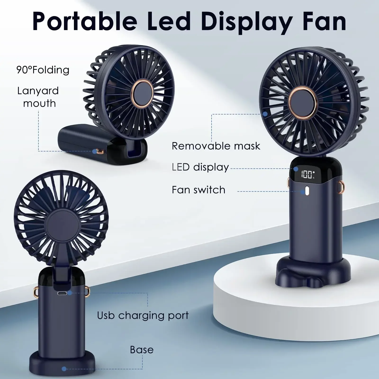 5000 mAh El Mini Fan Kablosuz  - Portable Blender Usb Rechargeable incelemesi ve fiyatı