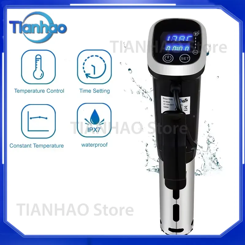 IPX7 Su Geçirmez Sous Vide Has - Digital Sous Vide Precision Cooker incelemesi ve fiyatı