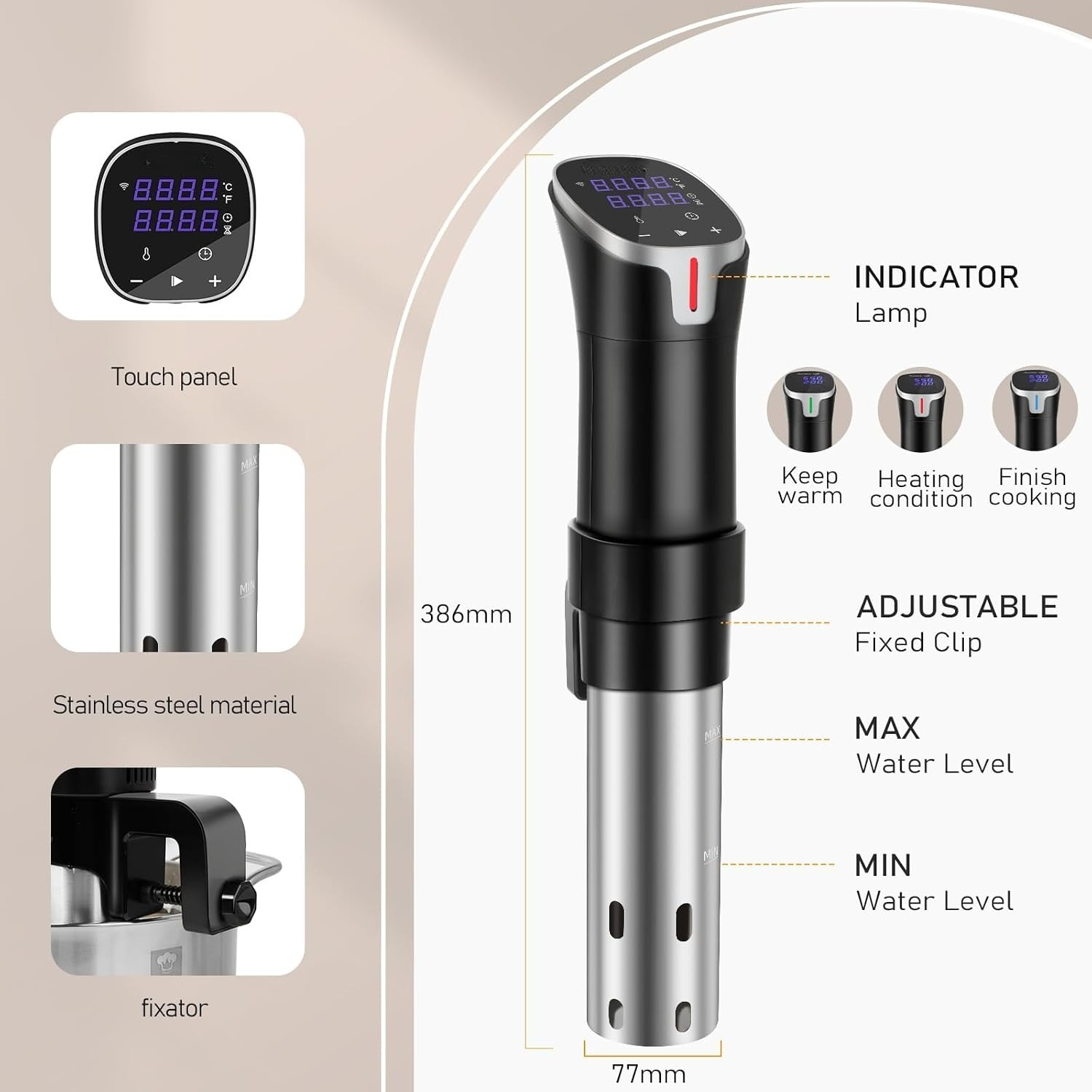 1100W Uygulama Kontrollü Hassa - Digital Sous Vide Precision Cooker incelemesi ve fiyatı