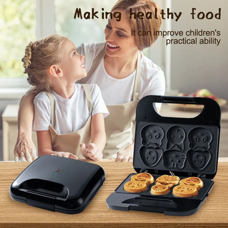 Ev Tipi Karikatür Bisküvi Maki - Mini Waffle Maker Machine incelemesi ve fiyatı